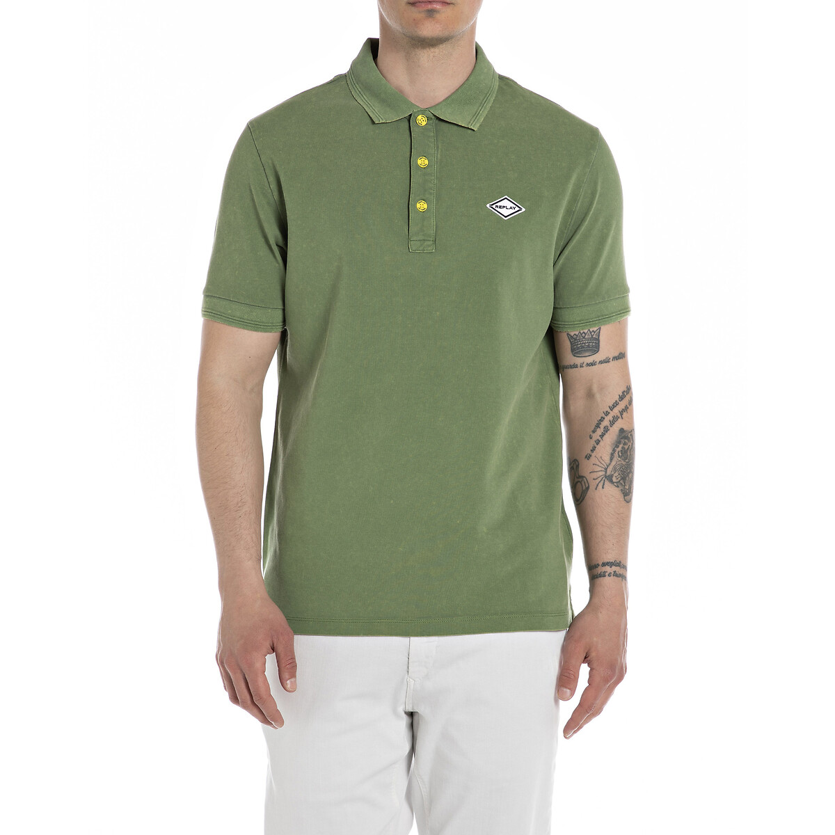 REPLAY<br>Camisa polo de manga curta