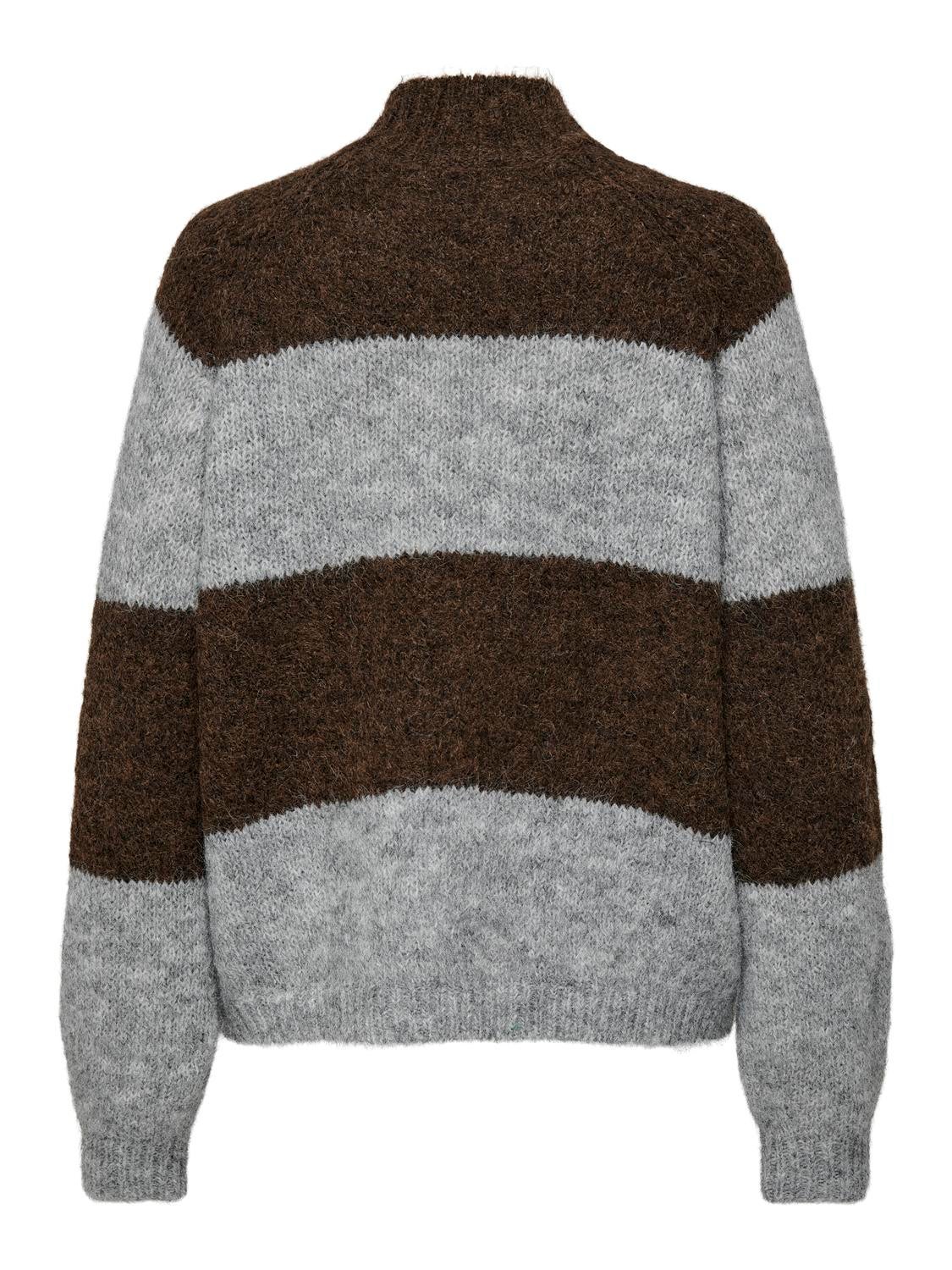 JDYZOEY Strickpullover Light Grey Melange