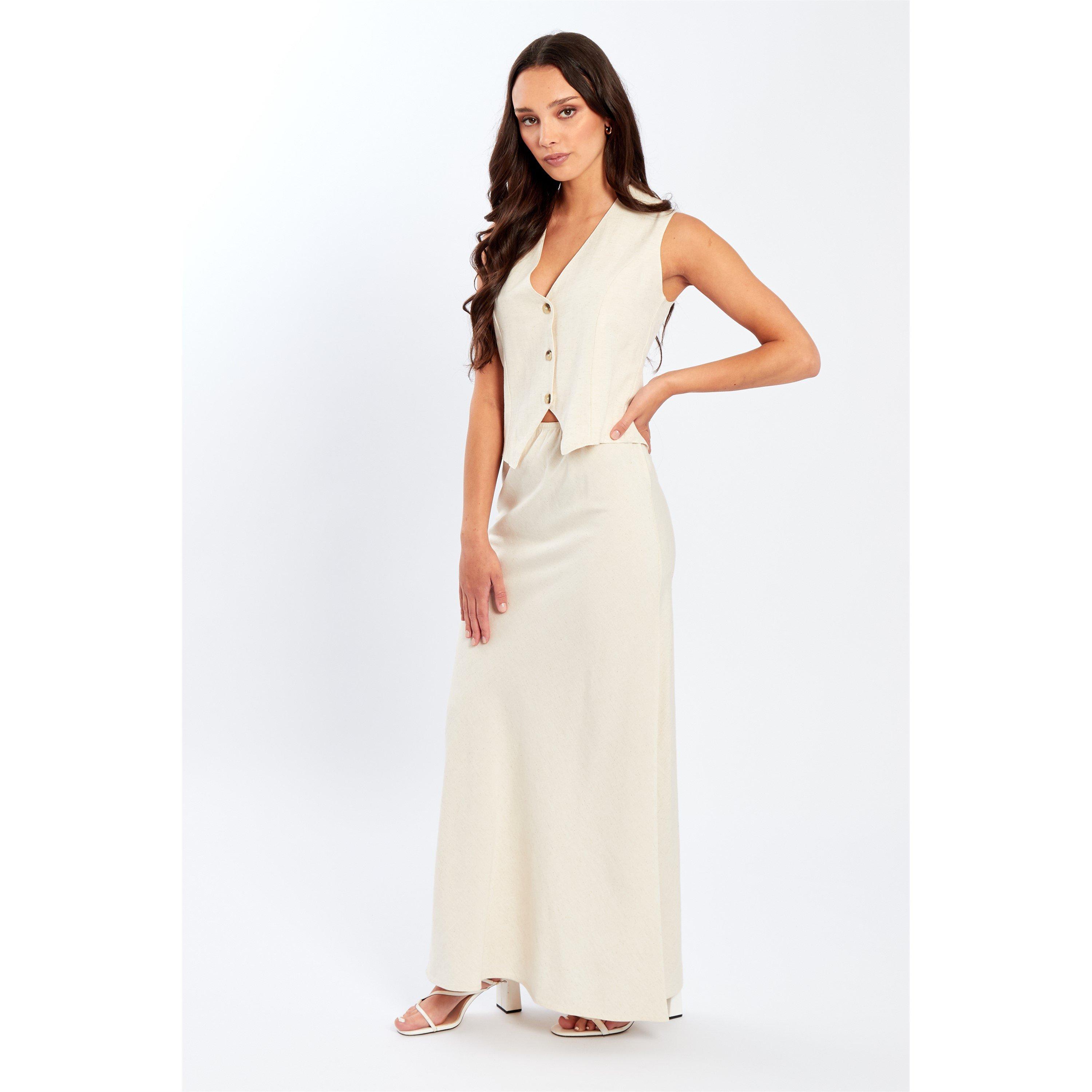 Be You Linen Linen Waistcoat
