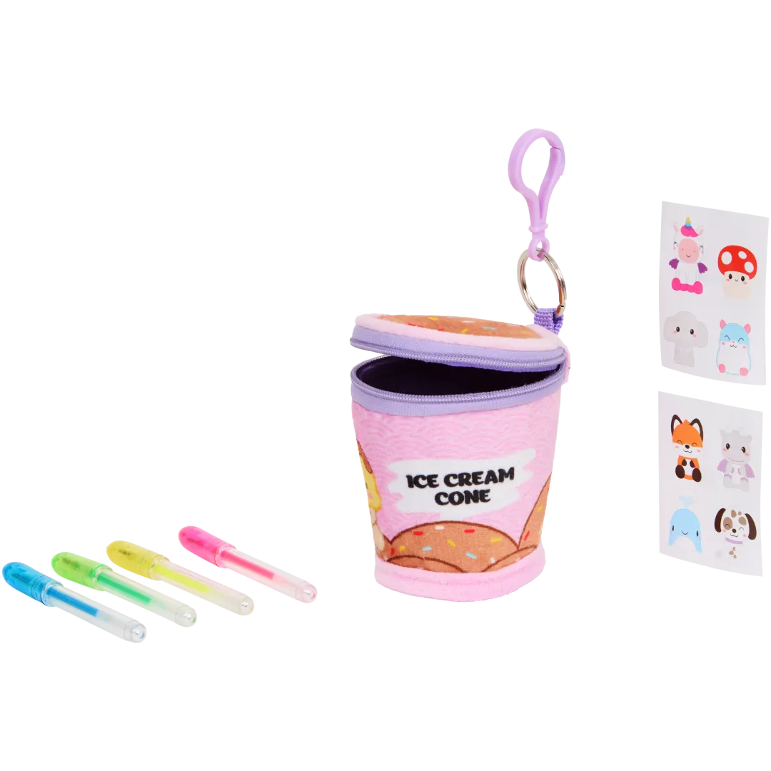 Kawaii mini sleutelhanger schrijfwarenset Diverse varianten