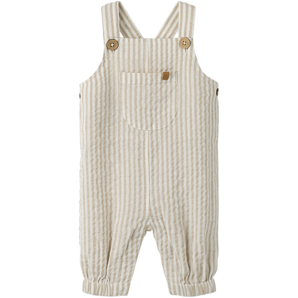 Køb Lil'Atelier Coconut Milk Feather Gray Nbmfausto Loose Overall Lil