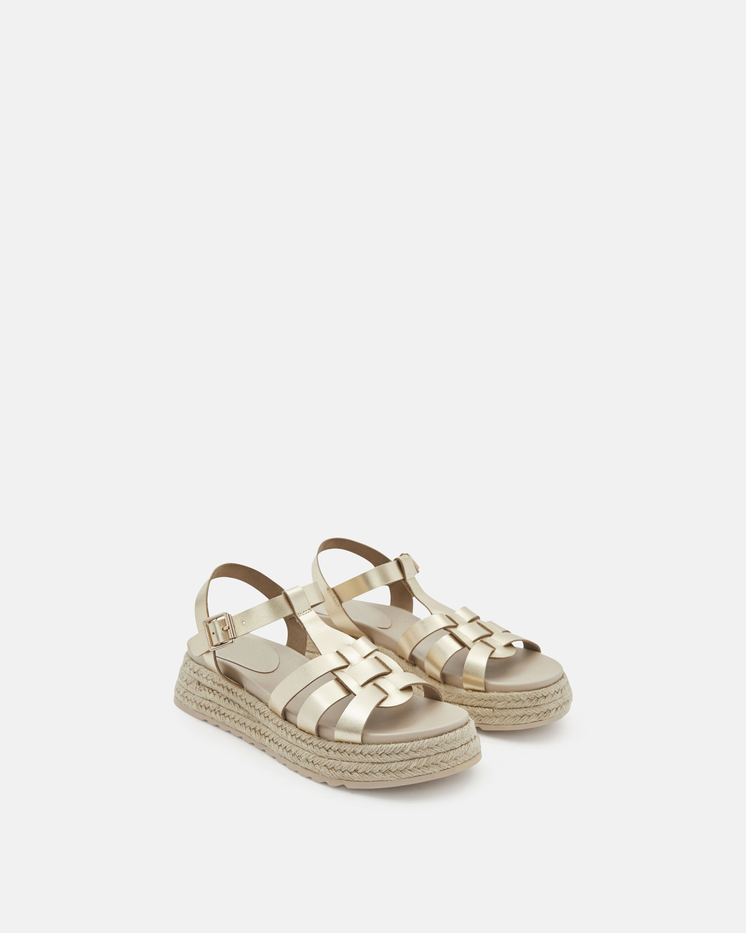ESPADRILLE GURIUPA/MET Platine