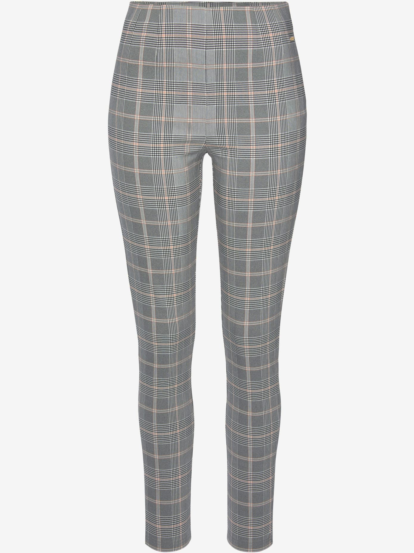 Legging taille haute caleçon à motif prince de galles