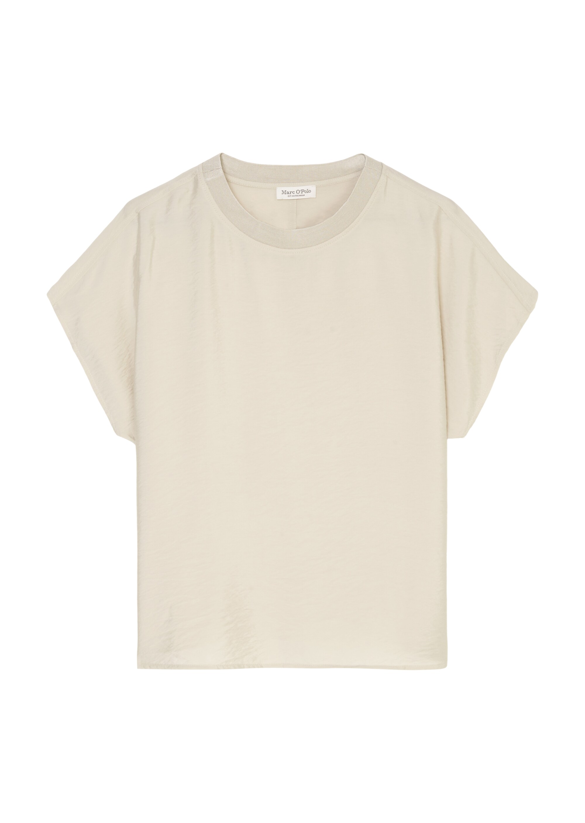 Blusenshirt regularaus Viskose-Mix-Crinkle