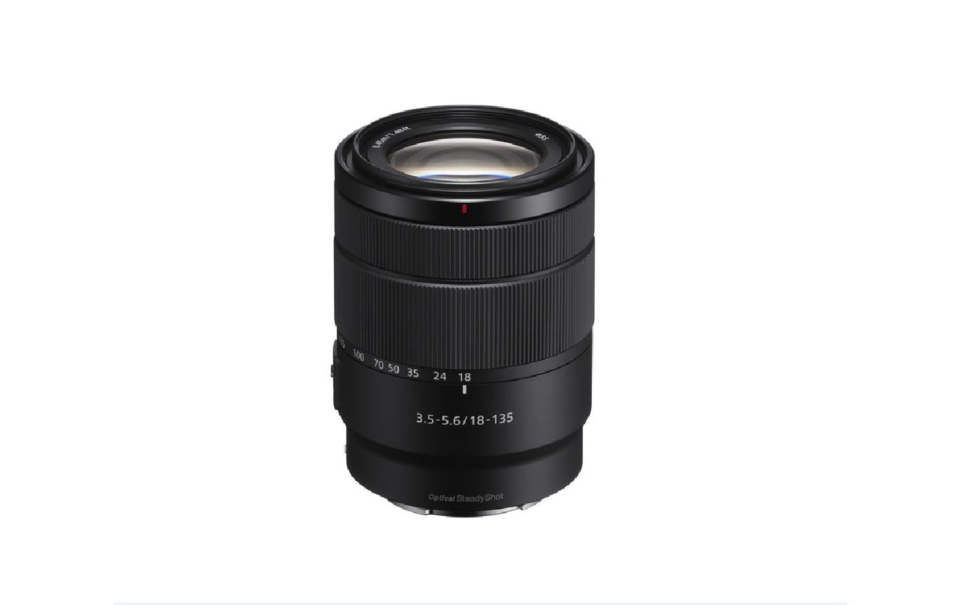 Zoomobjektiv E 18-135mm F/3.5-5.6 OSS Sony E-Mount<br>Kompaktes Zoomobjektiv mit starker Vergrösserung