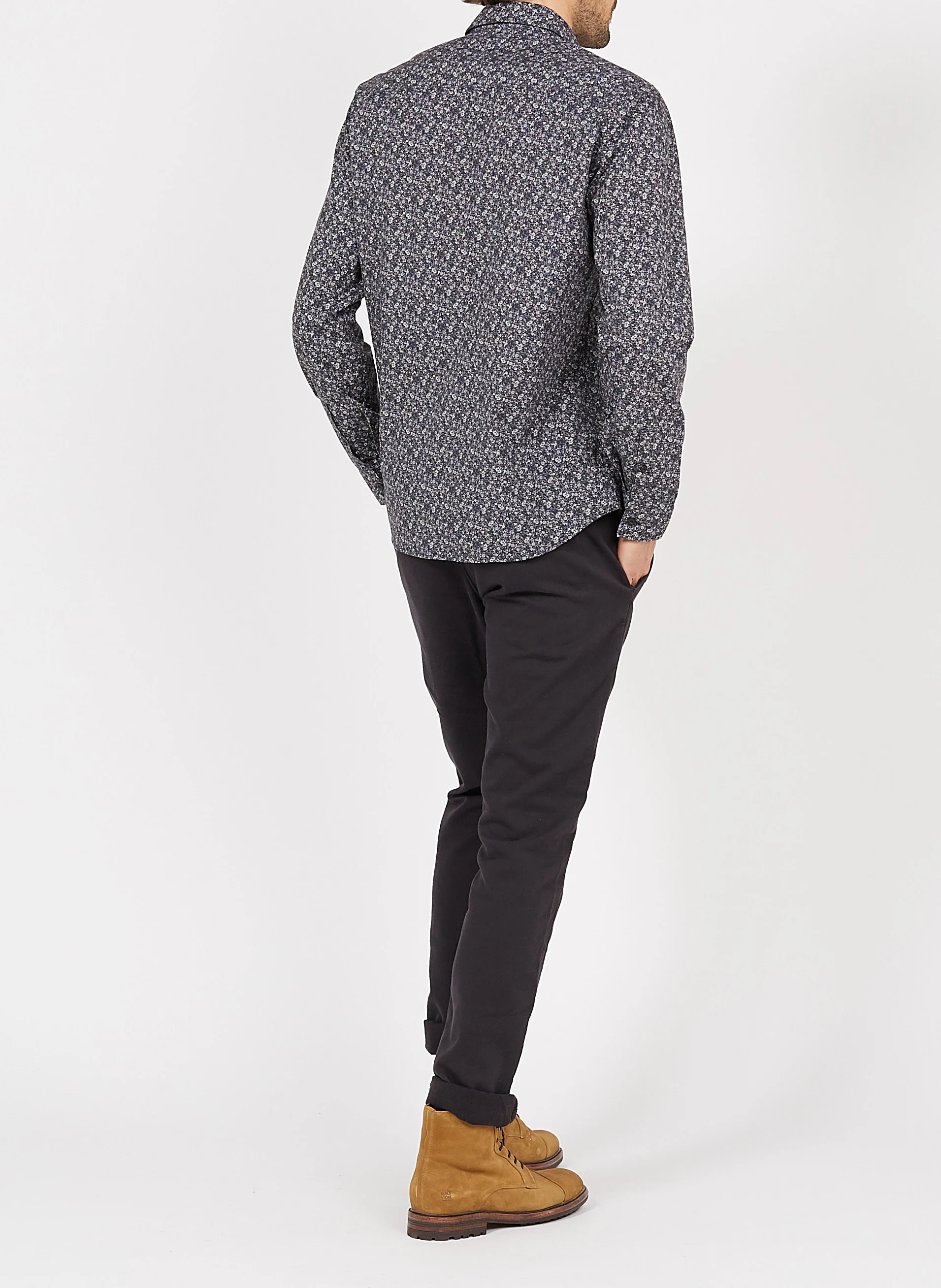 KURT - Pantalon chino en coton mélangé | Gris