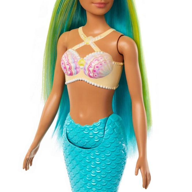 Barbie - Meerjungfrau Puppe - blaue Schwanzflosse