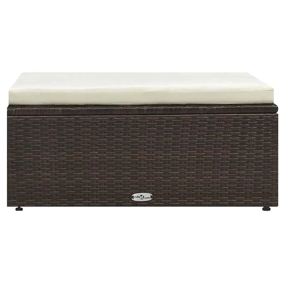vidaXL - Loungeset - Bruin - Poly rattan