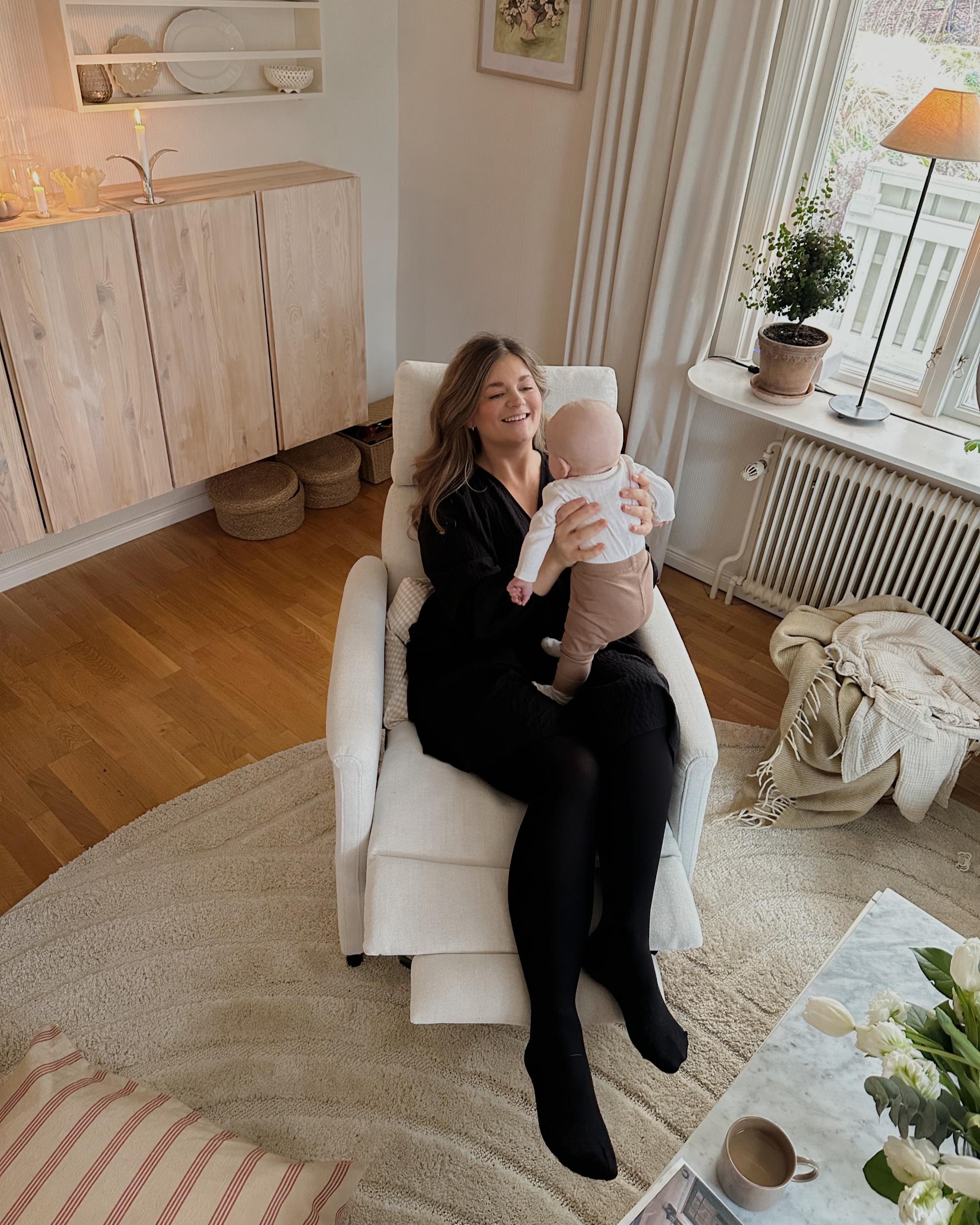 Relaxfauteuil SELVIK inclusief voetensteun Stof Gebroken wit