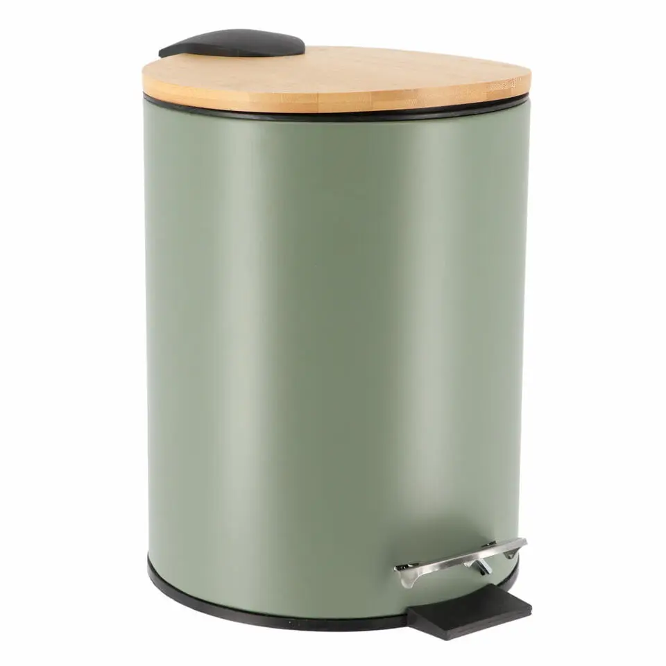 Tendance Badkamer prullenbak Bamboo vibe - soft close - 3 ltr