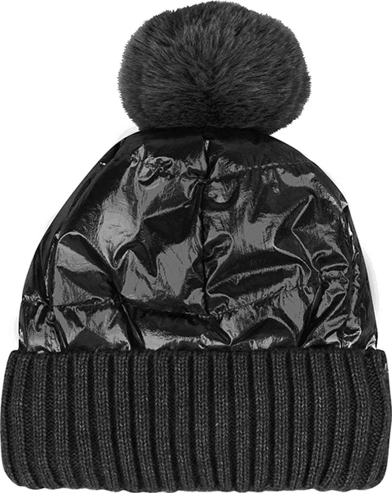 Capelli New York Strickmütze , glänzende, mit Umschlag