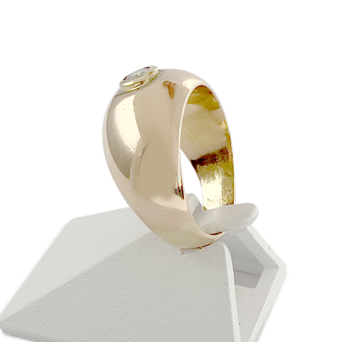 Bague d'occasion or 750 jaune diamant