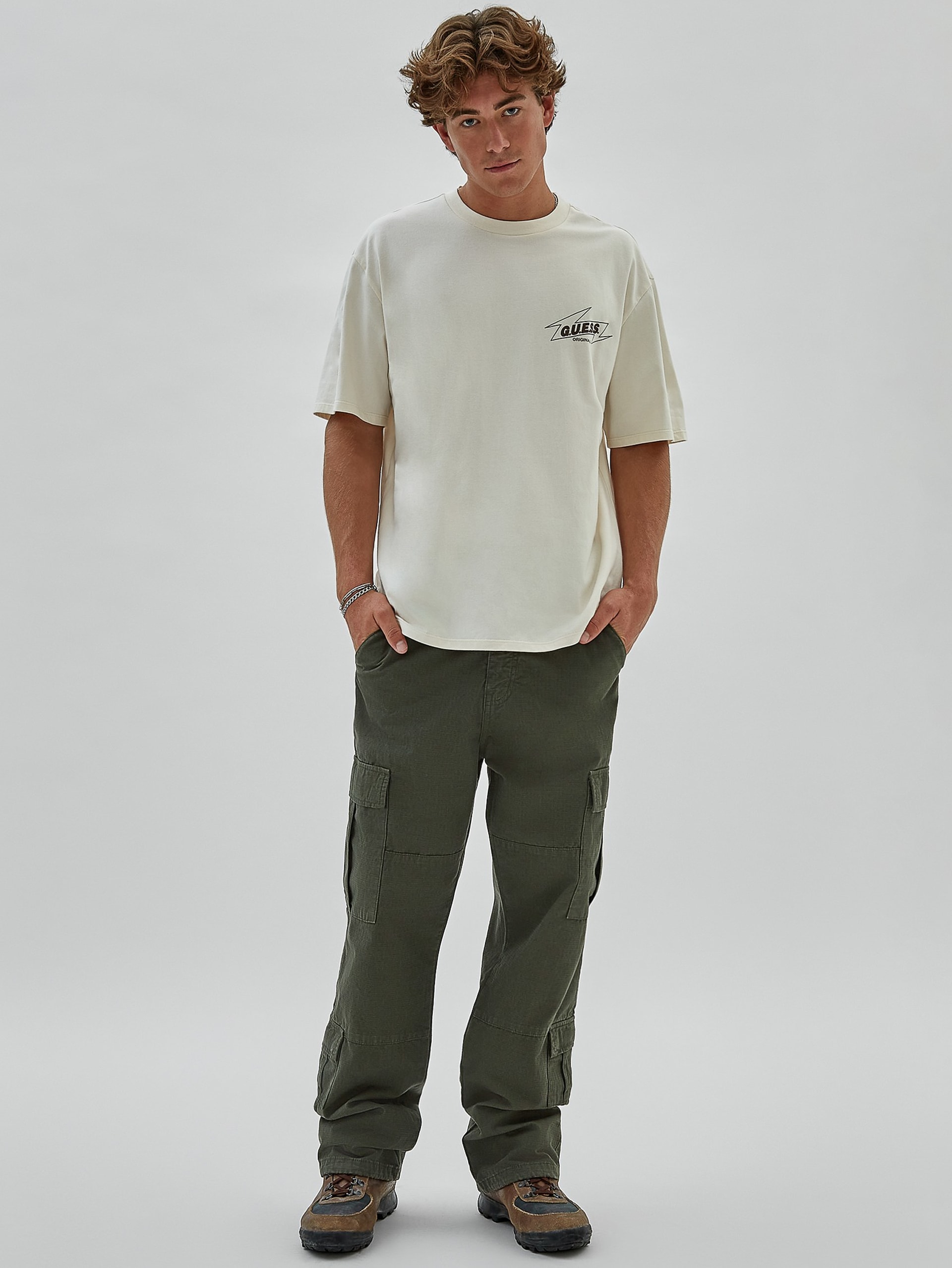 Calça Cargo Ripstop Originals da GUESS