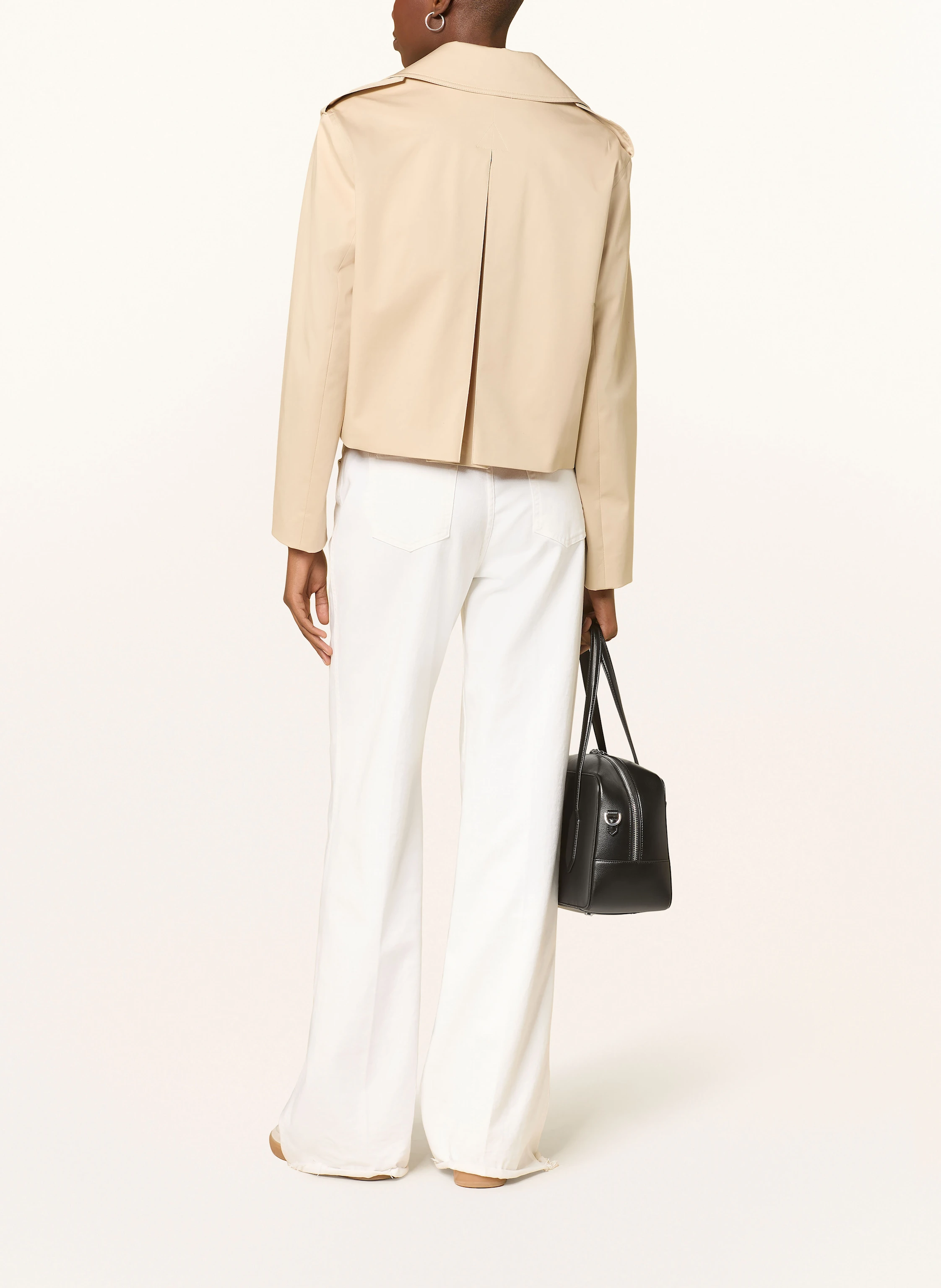 BOSS Cropped-Trenchcoat CROPTRENCH