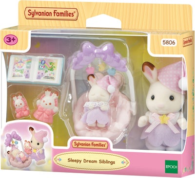 Sylvanian Families Figursett Kaniner Sovesett