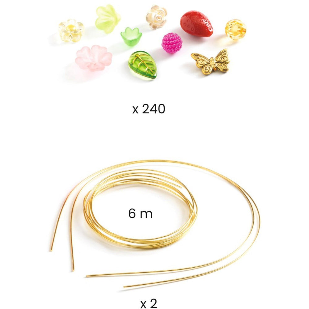 Køb Djeco Perler, Diadem Lyserød