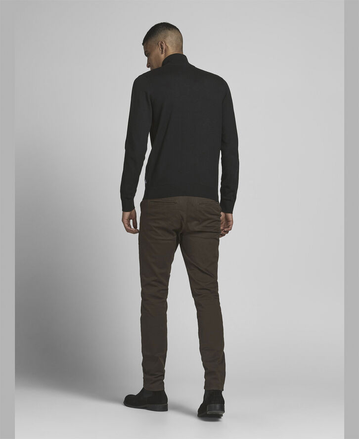 Jack & Jones JJEEMIL KNIT HALF ZIP NOOS Sort