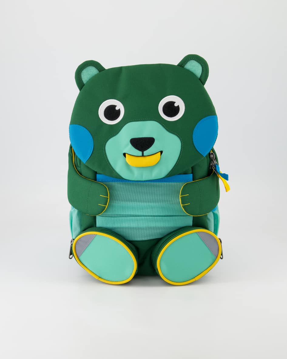 Affenzahn Large Friend Kreativ Bär Rucksack in Grün