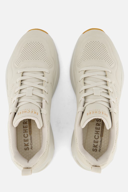 Skechers Tres Air Uno Sneakers beige Textiel