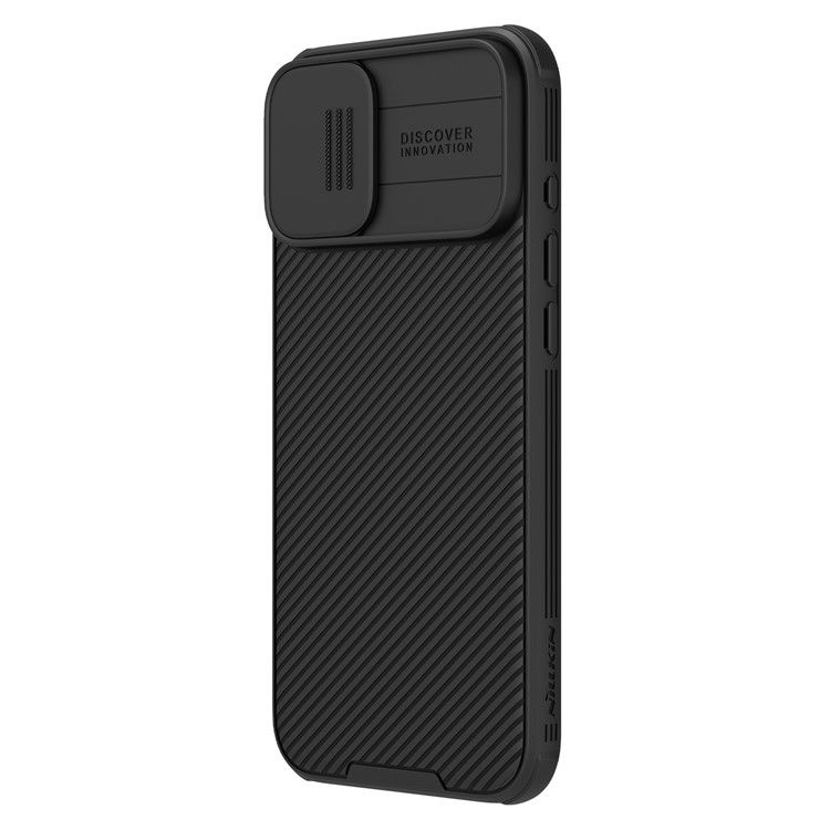 iPhone 16 MagSafe Schutz Hülle Cam-Slider Kameraschutz - Schwarz