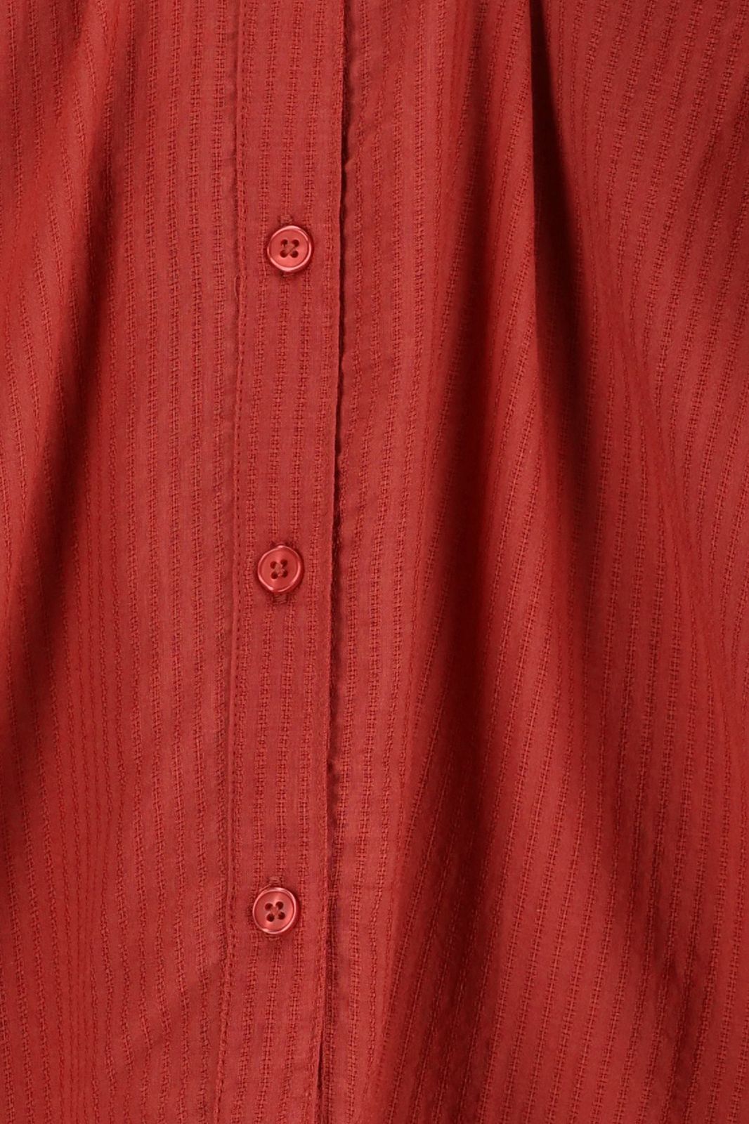 Rode blouse met ruffle details