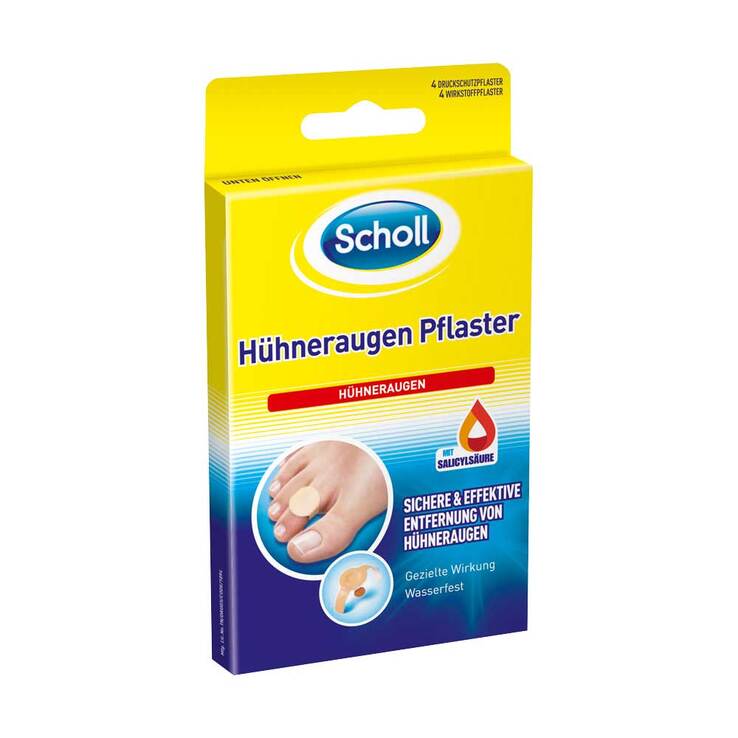 Scholl Hühneraugen Pflaster, 4 St
