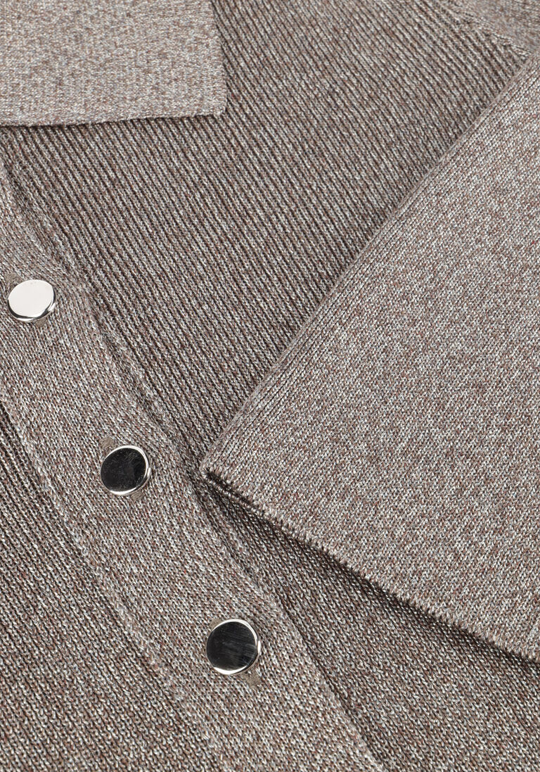taupe apc trui polo mila