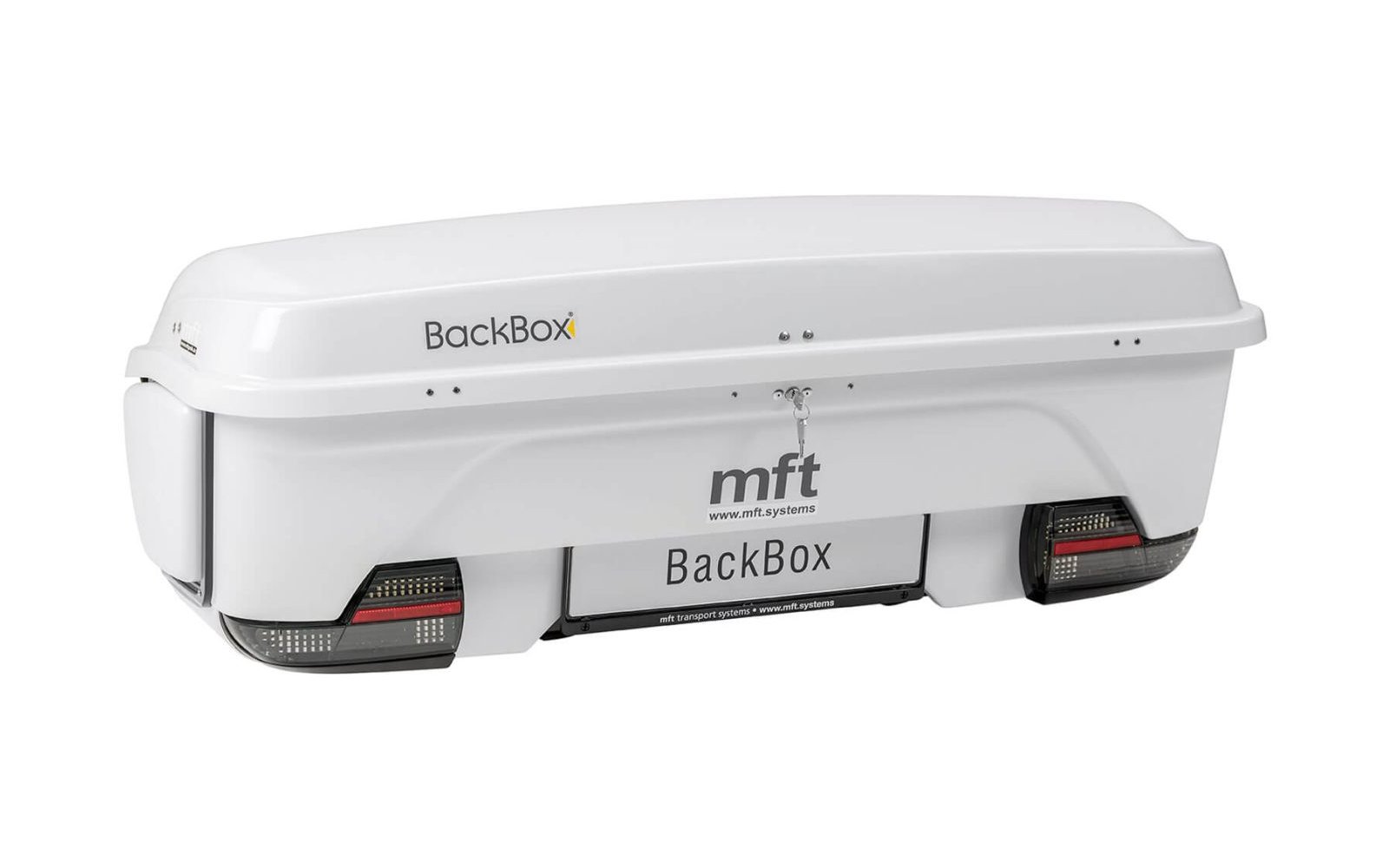 mft BackBox Special Edition Heckbox / Transportbox 300 Liter Silber