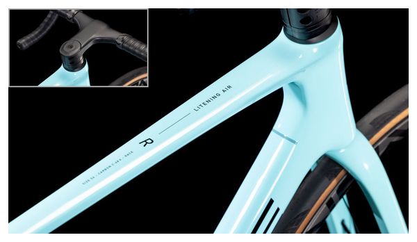 Vélo de Route Cube Litening Air C:68X Race Shimano Ultegra Di2 12V 700 mm Turquoise Dazzle 2025