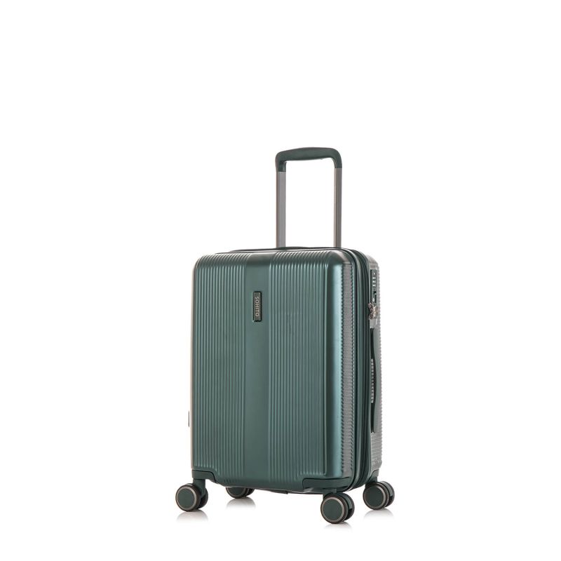 Lot de 2 valises rigides Tori Extensibles 77 et 54 cm Vert foncé