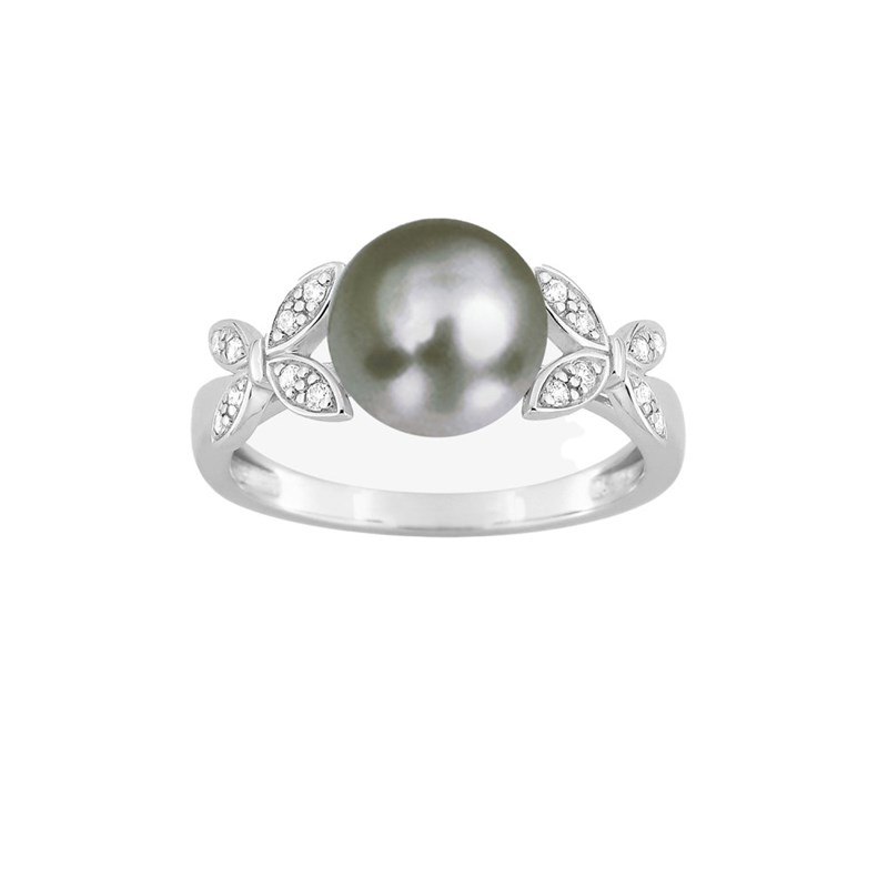 Bague Femme - Or 18 Carats - Diamant 0,09 Carats