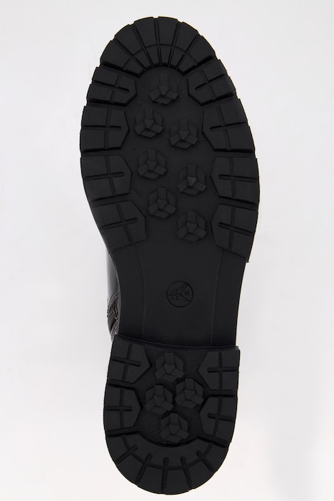 Leder-Stiefeletten, Jana Shoes, Lackleder, Weite H