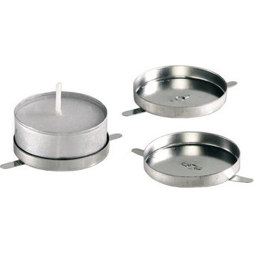 Support de bougie à chauffe-plat pour lanternes, métal