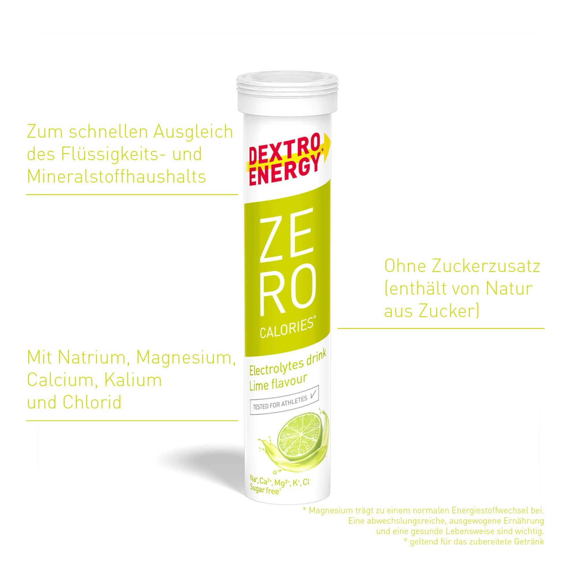 Dextro Energy Zero Calories® Lime