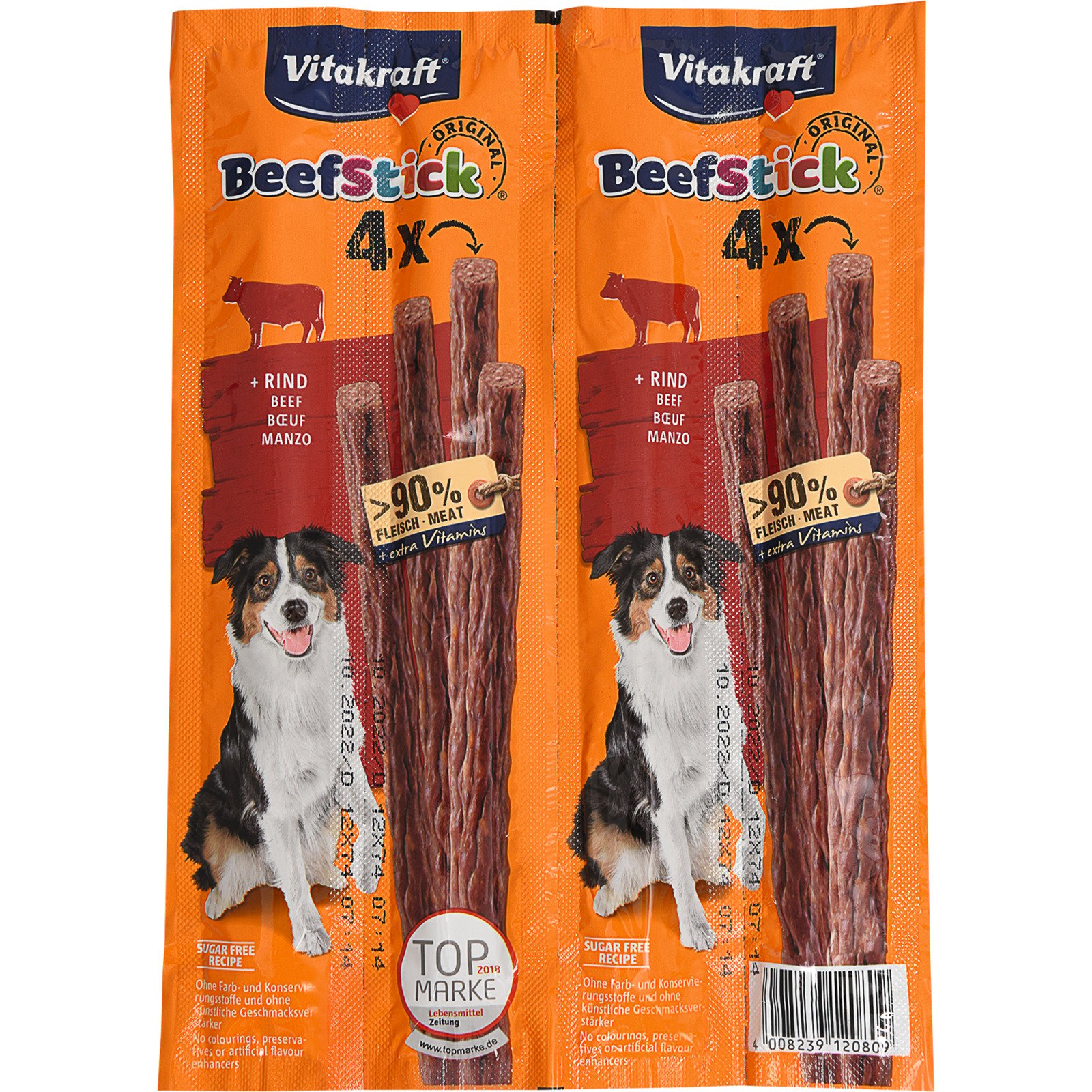 Vitakraft MP Beef Stick Rind 4 x 4