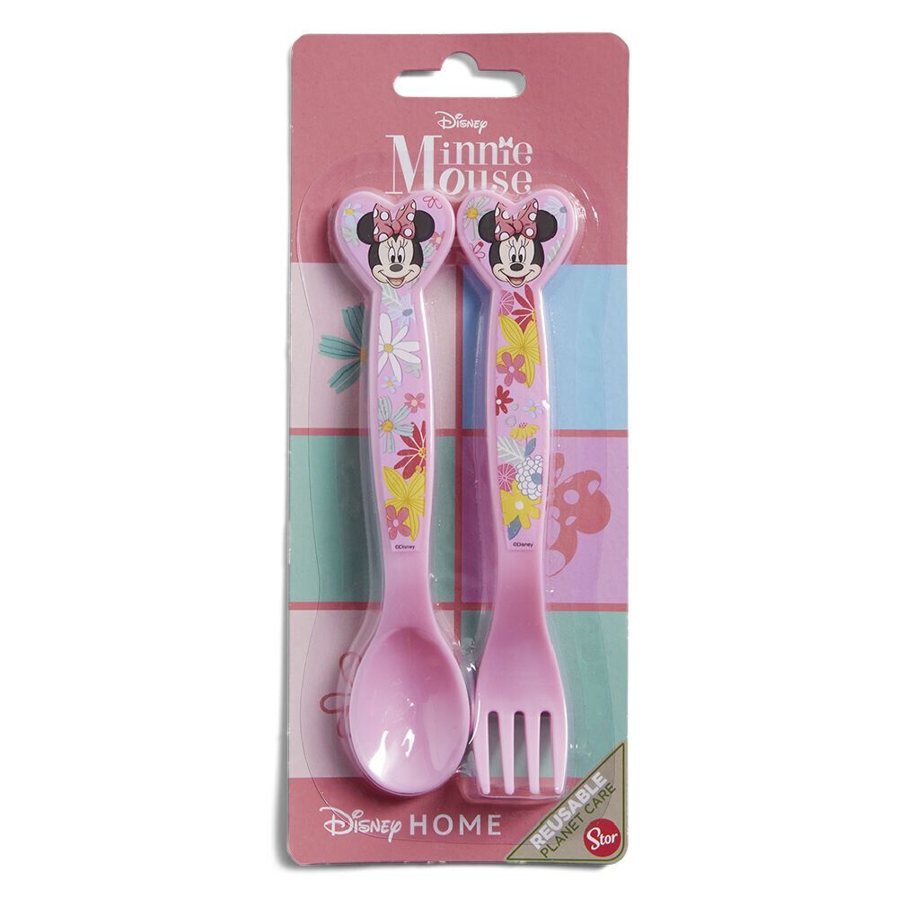 Couverts en plastique pour enfant Minnie Mouse
