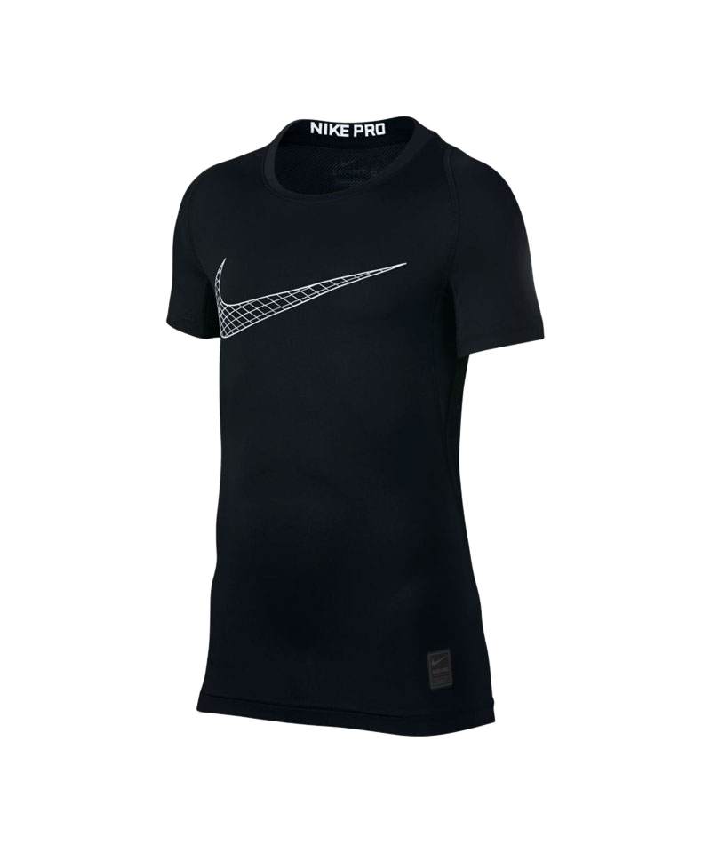 Nike Pro Compression T-Shirt Kids Schwarz F011