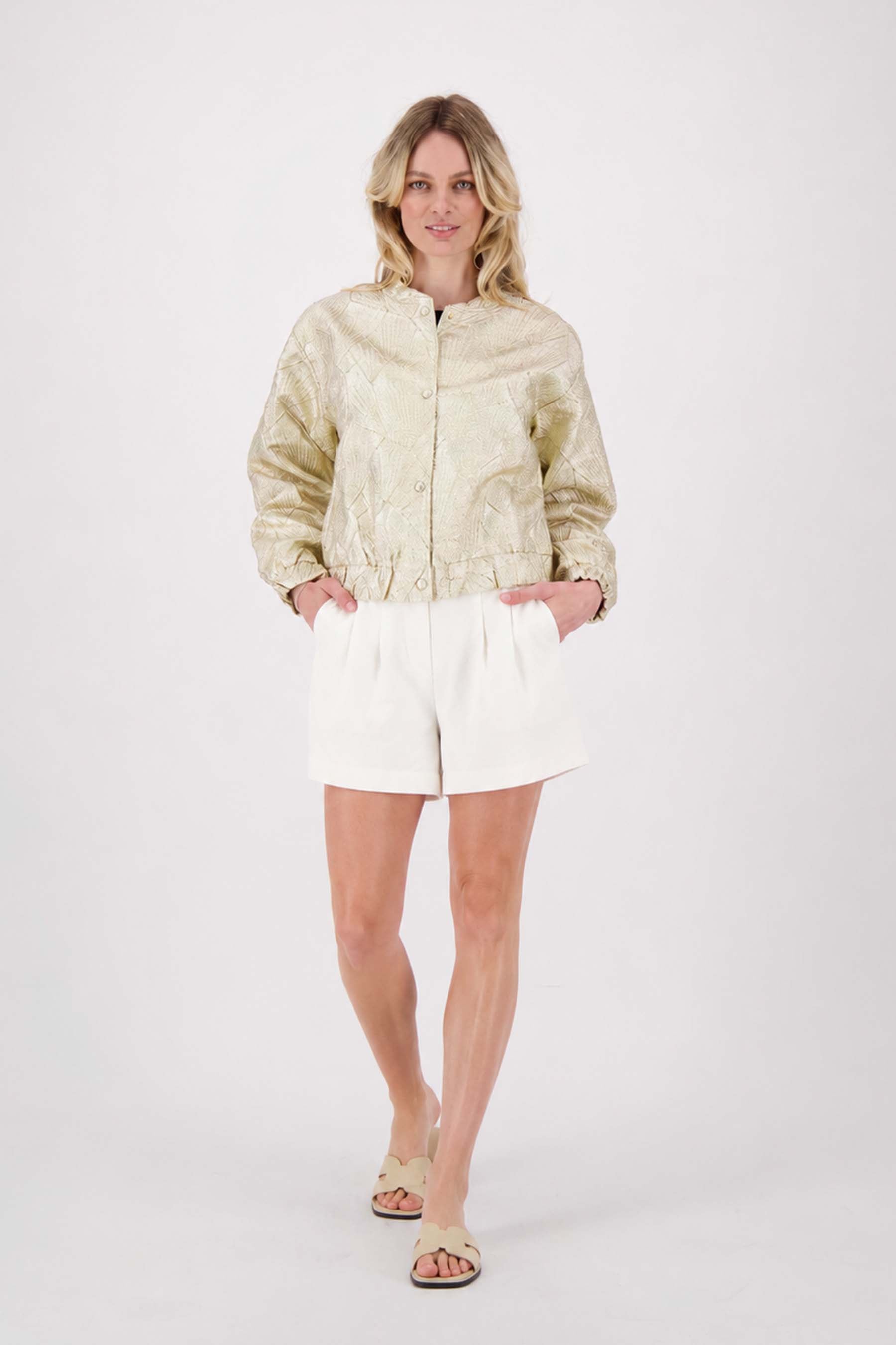 jacquard glans jasje