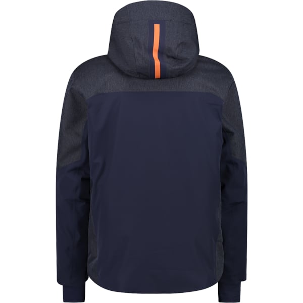 Veste de ski CMP MAN JACKET ZIP HOOD BLACK BLUE