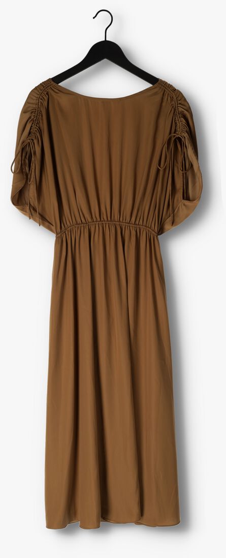 SECOND FEMALE camel second female midi jurk mingai dress
