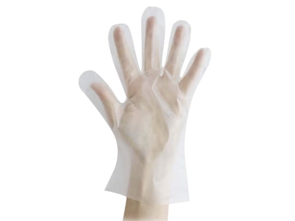 Handsker TPE S transparent pudderfri ** OBS 200stk/pak **