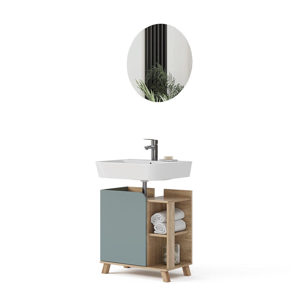 Vicco Badmöbel-Set Karen Sonoma Mintgrün 2 Teile