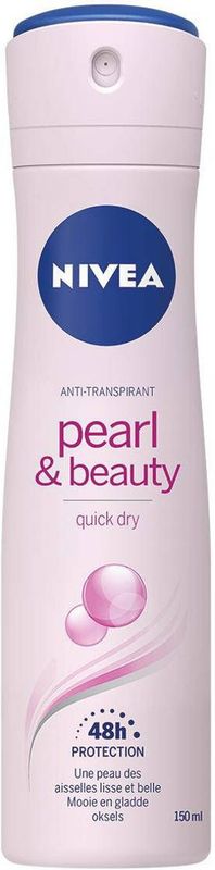 NIVEA - Pearl & Beauty - Deodorant Spray - Alcoholvrij - Quick Dry-formule