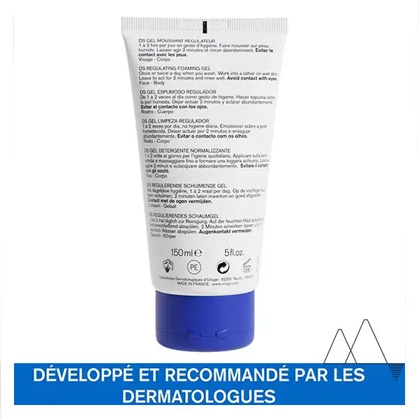 Uriage DS Gel Nettoyant Regulateur Purifiant 150ml