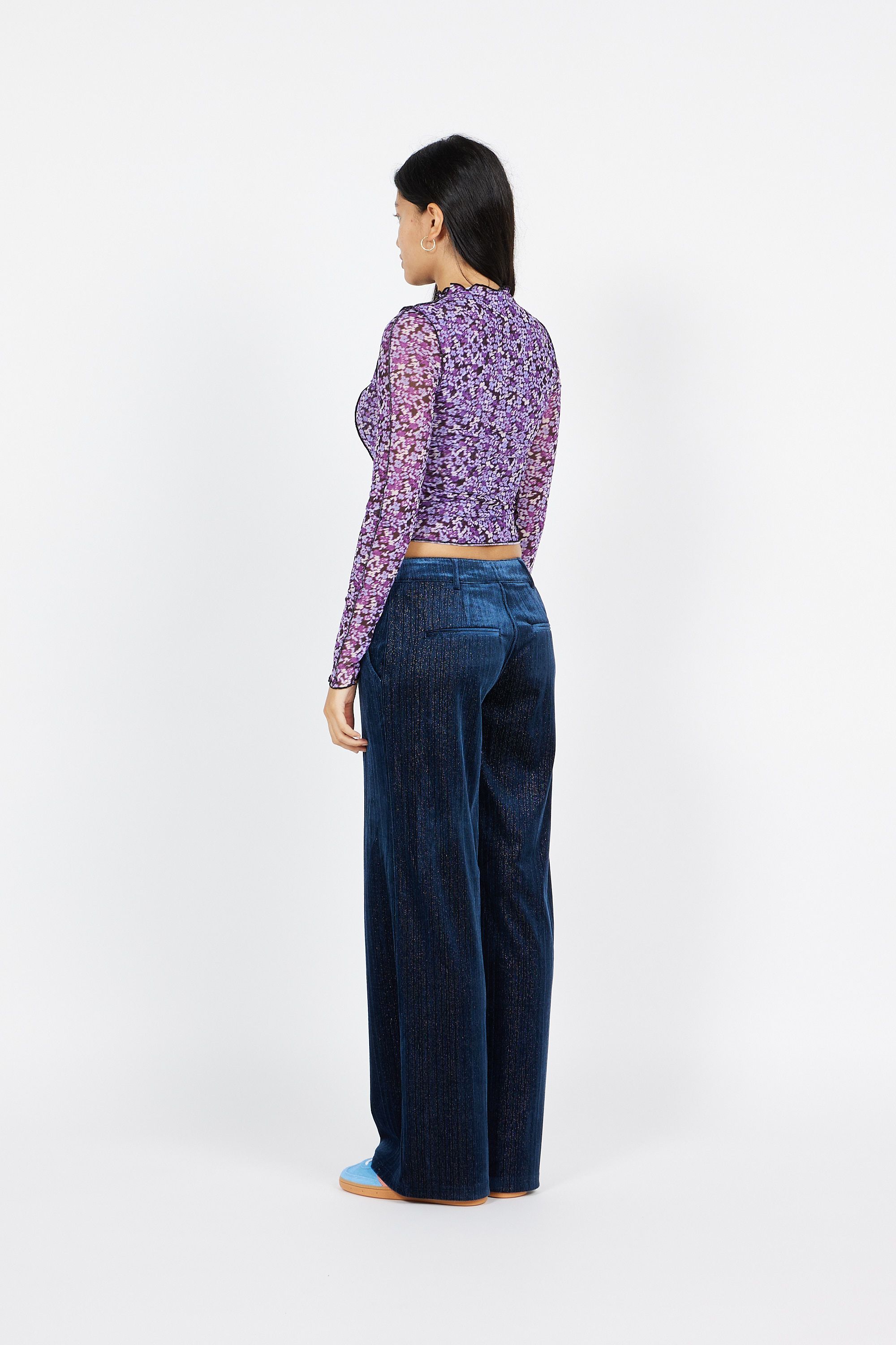 NOISY MAY Top NMCARRIE L/S HIGH NECK TOP FWD Violet