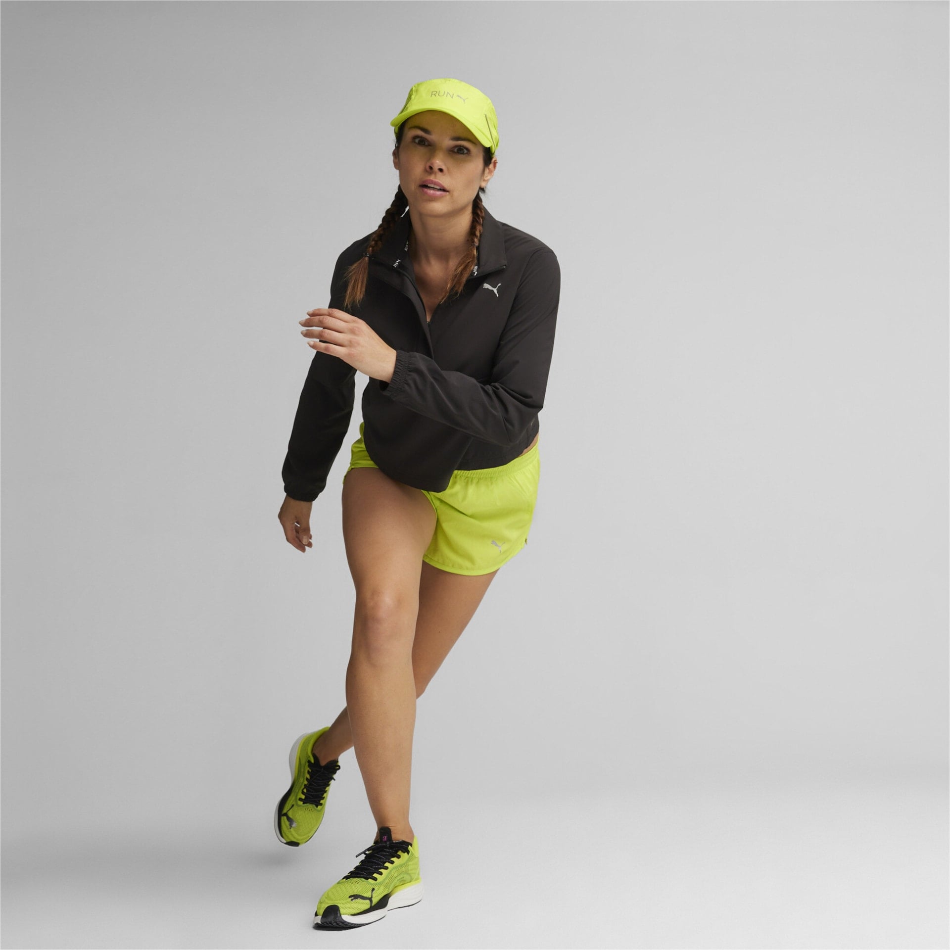 Puma Run Evolve Woven Jacket, Dame<br>Løpejakke med en fantastisk bevegelsesfrihet!