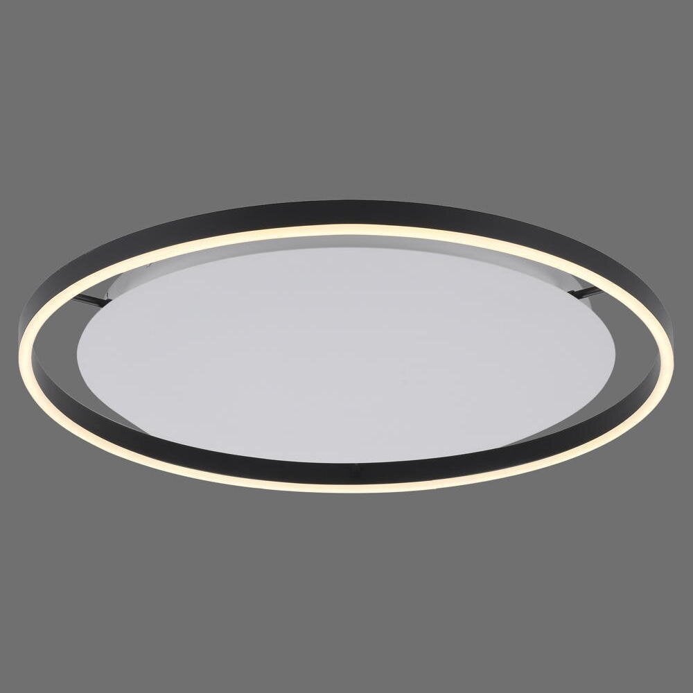LED plafondlamp Ritus in zwart 28W 3650lm