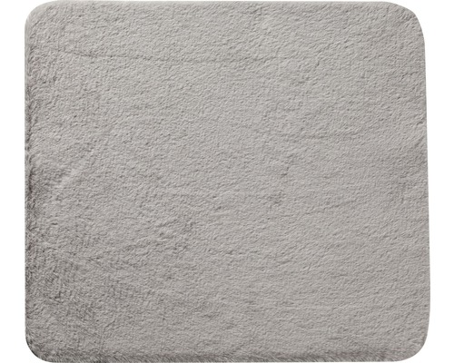 Romance badmat, 55 x 65 cm, zilvergrijs