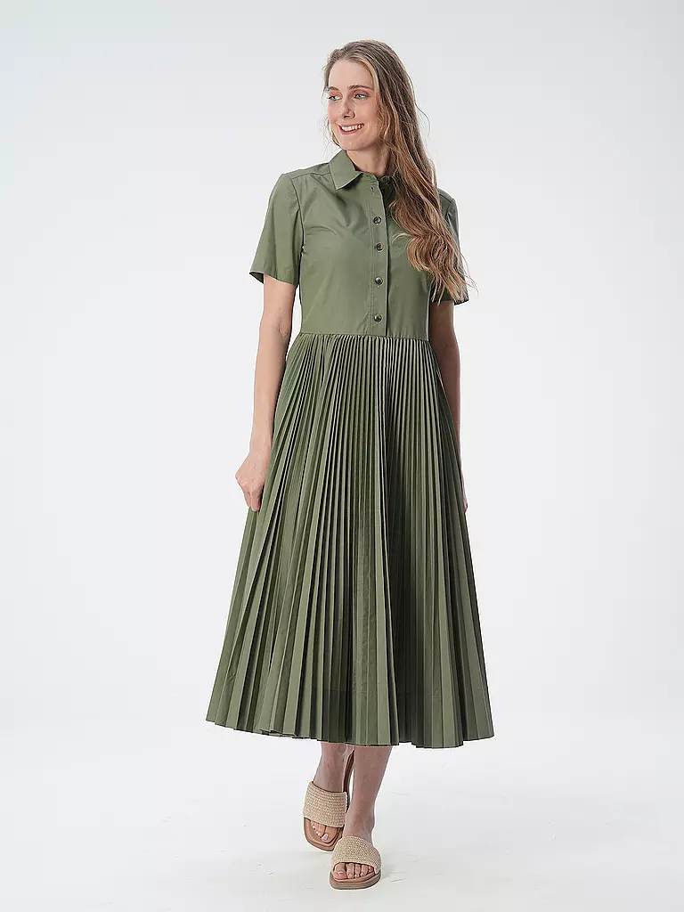 TORY BURCH Maxikleid grün