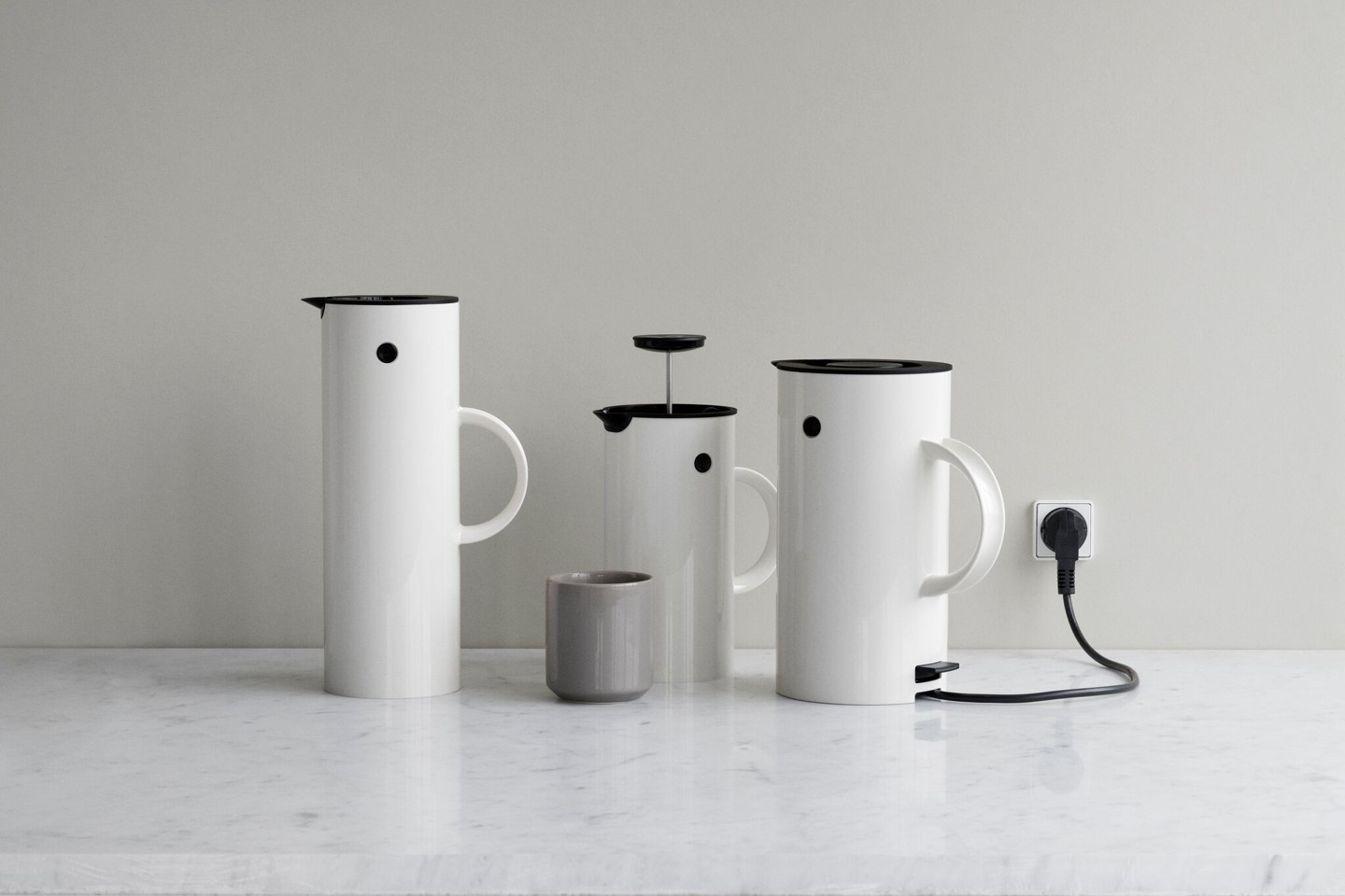 Stelton - EM77 Elkedel 1,5 L - Hvid
